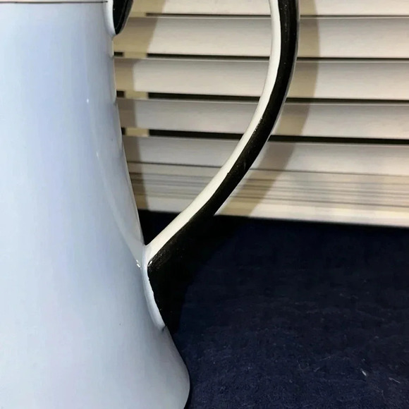 Antique Vintage Noritake Morimura Light Blue & Black Coffee Pot Made in Japan - Picture 11 of 16